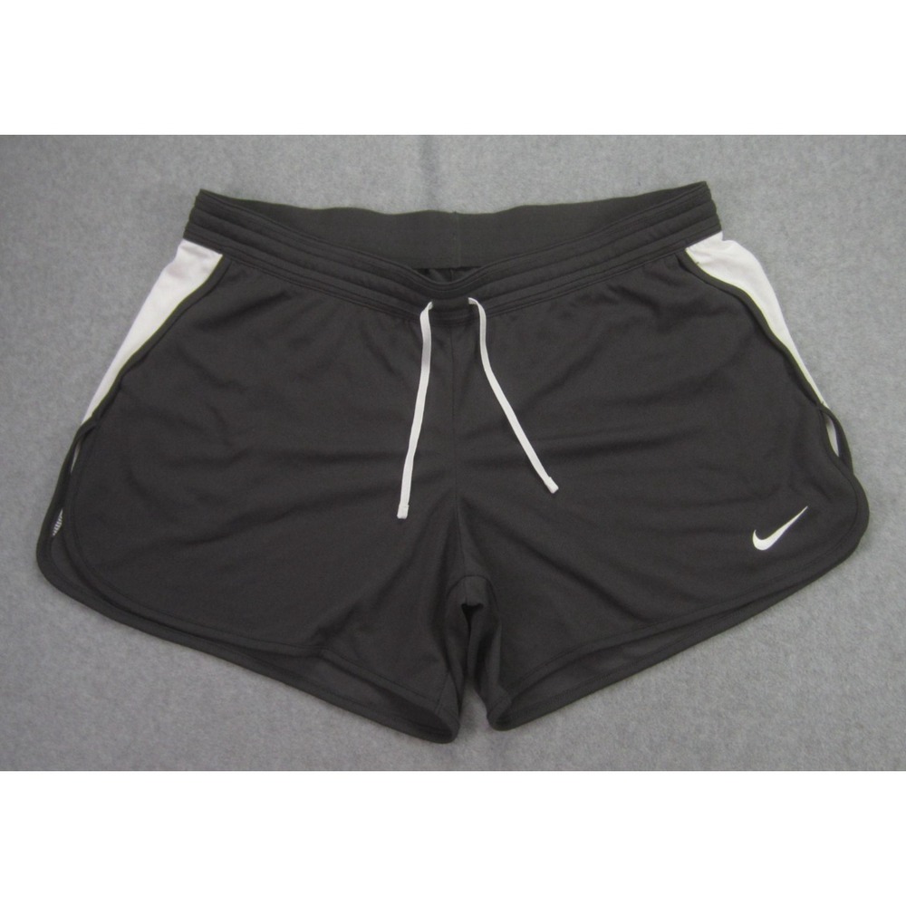 Nike Shorts Womens XL Gray White Running Training Athletic Gym Activewear NWT